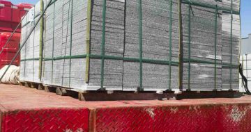 青岛 芝麻白火烧规格板地铺石300*600/600*600