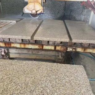 青岛 黄金麻荔枝面成品板加工