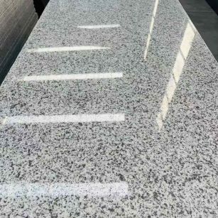 青岛 白麻花岗岩光面毛板