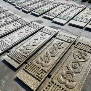 青岛 黄金麻花岗岩外墙雕刻板