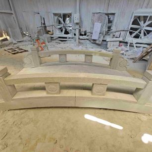 青岛 芝麻灰花岗岩异形加工-拱桥，石桥