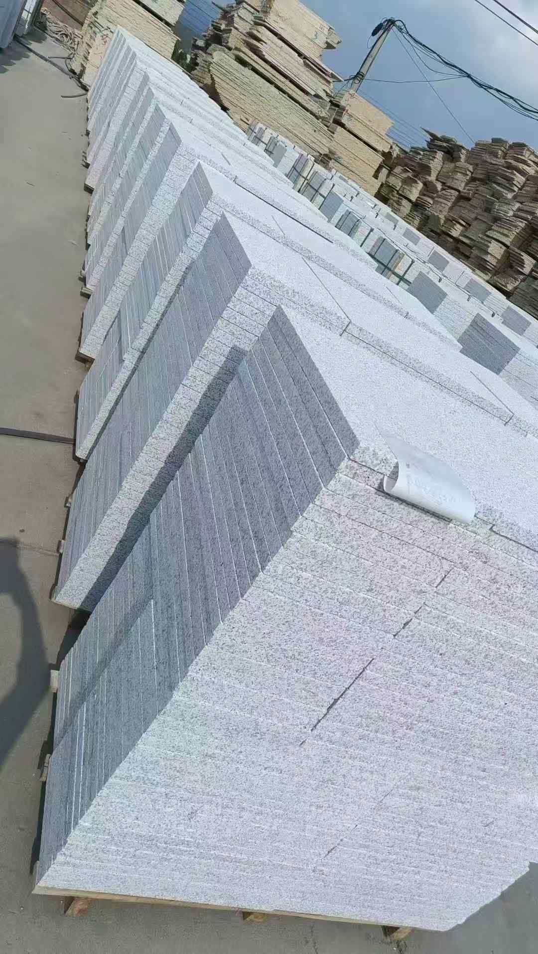 青岛 白麻荔枝面花岗岩地铺石