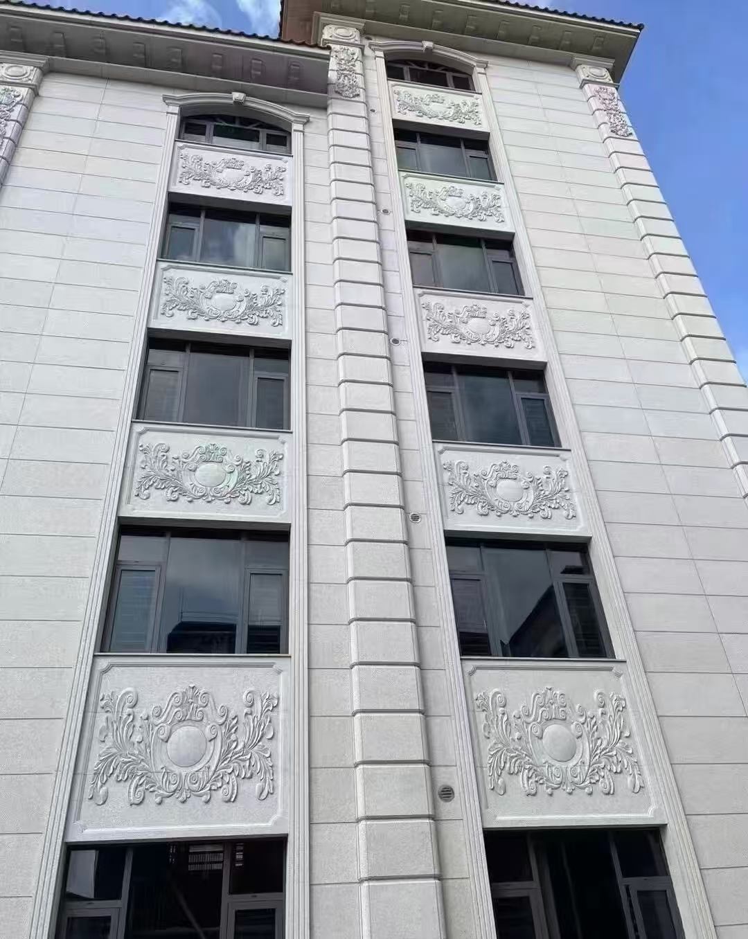 青岛 白麻荔枝面花岗岩别墅外墙干挂