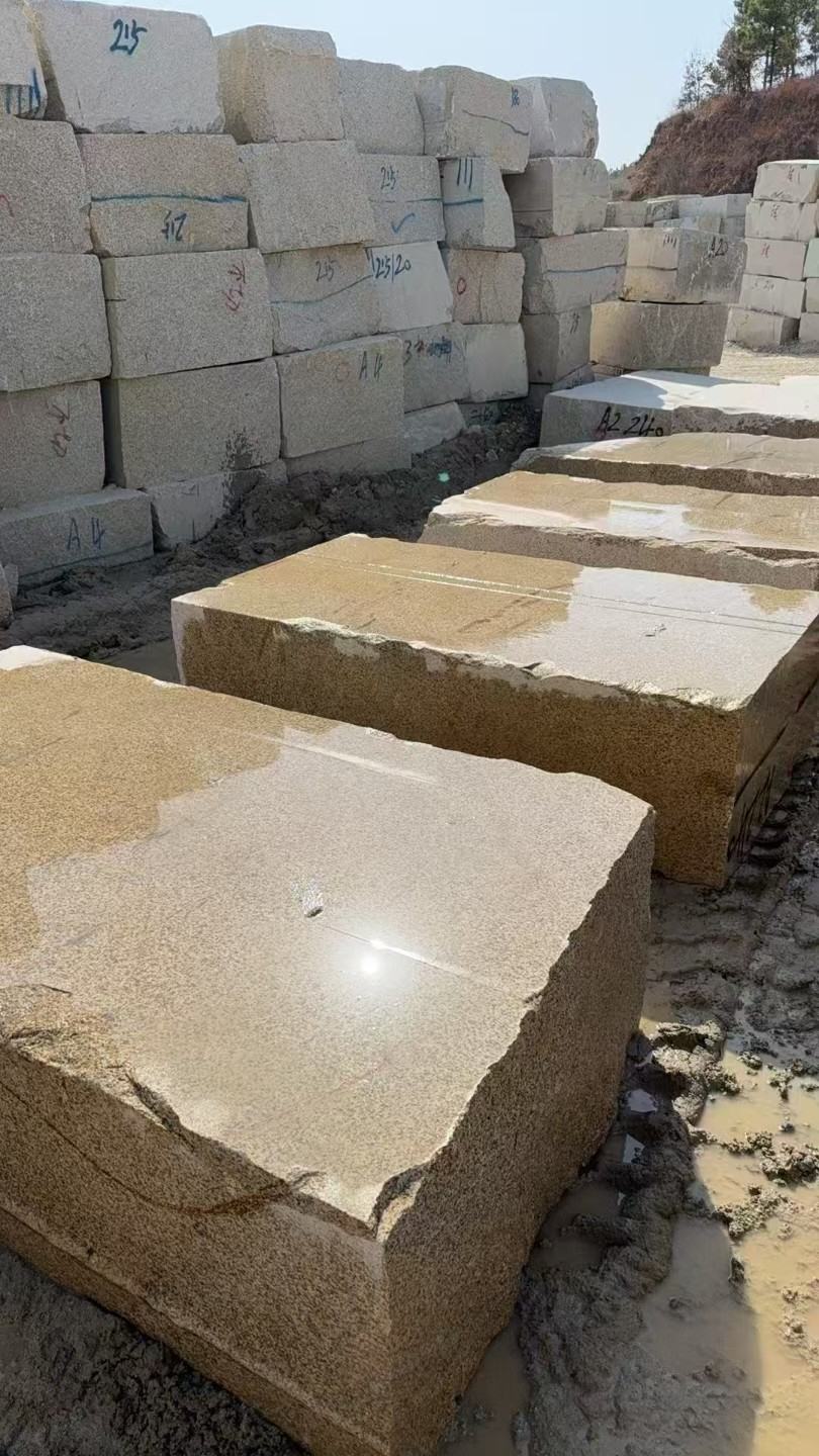 青岛 黄金麻方料堆场洗料分选中，原材料充足